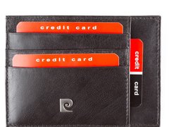 Port card barbati din piele naturala